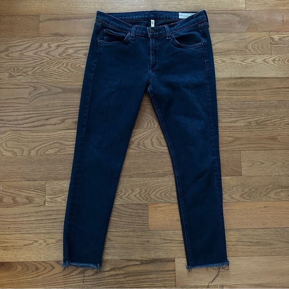 rag & bone Indigo Capri Denim Jean Size 29 - Picture 2 of 9